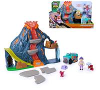 Paw Patrol: The Dino Movie, Set de Juego Super Lava Blast Volcano con Luces y Sonidos, Figuras de acción de Marshall y Rhubarb, Juguetes para niños y niñas preescolares, a Partir de 3 años