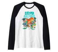 Paw Patrol: The Dino Movie Stomp Around Dino Pups Camiseta Manga Raglan