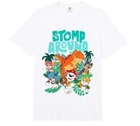 Paw Patrol: The Dino Movie Stomp Around Dino Pups Comfort Colors Adult Heavyweight T-Shirt