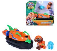 Paw Patrol: The Dino Movie, Zuma Dino Rescue Hovercraft with Extending Rescue Cl