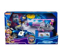 Paw Patrol The Movie - Juego de 2 figuras de perro de película Skye Chase, paquete de 2 helicópteros de radio