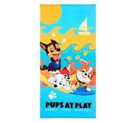 Paw Patrol Toalla de baño de 70 x 140 cm, toalla de playa para niños, 100 % algodón, toalla de baño grande para playa, piscina, piscina, vacaciones (Paw Patrol Boys 1)