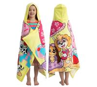 Paw Patrol Toalla Piscina, Toalla Playa Niña con Estampado De Marshall Y Skye, Albornoz Niña para Piscina, Amarillo One Size
