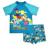 Paw Patrol - Traje de baño para niños, camiseta y shorts de natación de 2 piezas (Paw Patrol, 5-6 años), Paw Patrol, 5-6 Años