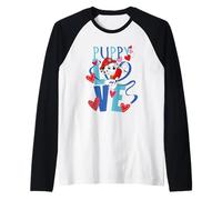 Paw Patrol Valentine's Day Puppy Love Camiseta Manga Raglan