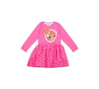 Paw Patrol Vestido para niñas - Skye & Everest Vestido de Malla Falda Manga Larga Rosa (DE/NL/SE/PL, Numeric, 86, 92, Regular, Pink)