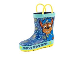 Paw Patrol Wellies Boys Kids Toddlers | Chase Rescue Pups Police Cop Wellington Boots | Zapatos azules amarillos resistentes al agua para caminar