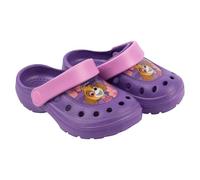 Paw Patrol Zuecos para niñas - Skye niños Sandalias Mules Zapatillas jardín Zapatos Antideslizante púrpura (Púrpura, Sistema de tamaño de Calzado de la UE, niño pequeño, numérico (de/a), M, 24, 25)