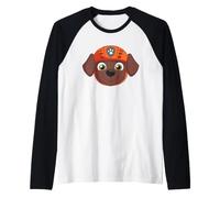 Paw Patrol Zuma Large Face Camiseta Manga Raglan