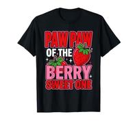 Paw Paw of The Berry Sweet One Strawberry Birthday matchin Camiseta