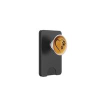 Paw Print Dog Paw Cute Dog Coffee Design Heart Latte PopSockets PopWallet para MagSafe