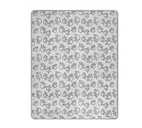 Paw Print - Kitten Throw,Dog Soft Dog Pet Cat Puppy Mat Cover for Bed Couch for Small Dogs
