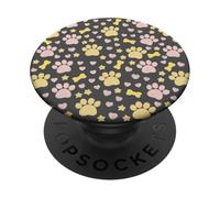 Paw Print Love PopSockets PopGrip Adhesivo