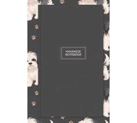 Paw Prints & Havanese Love: Adorable Cuban Bichon Pattern: Havanese Cuban Bichon Themed Notebook for Dog Lovers - 120 Pages, 6x9, College Ruled