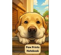 Paw Prints Notebook: Cute labrador Journal with Lined Pages