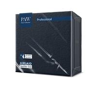 PAW - Servilletas Airlaid (40 x 40 cm) I 50 piezas I Lisas I Con aspecto de tela I Elegante decoración de mesa I HoReCa I Para ocasiones importantes como bodas, fiestas, Navidad I Color: Black