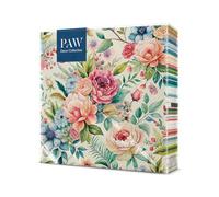 PAW - Servilletas Flores 20 Unidades | Servilletas De Papel 33 x 33 cm | Servilletas Floral Perfectas Para Fiestas y Cumpleaños | Decoración De Mesa Fiesta Servilletas Desechables - Floración Rústica