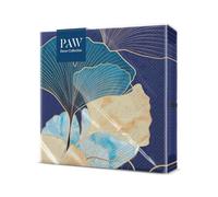 PAW - Servilletas Flores 20 Unidades | Servilletas De Papel 33 x 33 cm | Servilletas Floral Perfectas Para Fiestas y Cumpleaños | Decoración Servilletas Desechables - Elegantes Acentos De Ginkgo