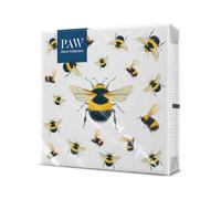PAW - Servilletas Multicolor 20 Unidades | Servilletas De Papel 33 x 33 cm | Servilletas Con Motivo De Frutas Perfectas Para Fiestas y Cumpleaños | Fiesta Servilletas Desechables - Abejas Danzantes