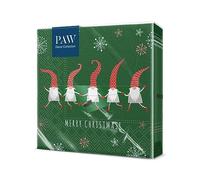 PAW Servilletas Papel 3 Capas - 33 x 33 cm. 20 Piezas. Decoración Navideña, Servilletas Navideñas. Servilletas con diseño navideño y de estrellas. Decoración de mesa ideal para la Navidad.