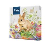 PAW - Servilletas Papel 3 Capas (33 x 33 cm) | 20 Unidades | Perfecto para Pascua, Fiestas, Primavera y Celebraciones | Decoración de la Mesa de Pascua | Color: Mañana de Primavera