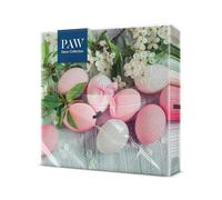 PAW - Servilletas Papel 3 Capas (33 x 33 cm) | 20 Unidades | Perfecto para Pascua, Fiestas, Primavera y Celebraciones | Decoración de la Mesa de Pascua | Color: Huevos con Flores