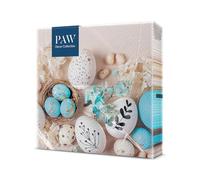 PAW - Servilletas Papel 3 Capas (33 x 33 cm) | 20 Unidades | Perfecto para Pascua, Fiestas, Primavera y Celebraciones | Decoración de la Mesa | Color: Tierna Pascua