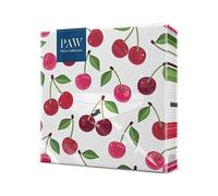 PAW - Servilletas Papel 3 Capas (33 x 33 cm) I 20 Unidades I Servilletas con Diseño de Cumpleaños I Servilletas Papel Decoradas para Cumpleaños, Fiesta, Decoupage I Color: Cherries Pattern