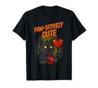Paw-sitively Cute Funny Pixel Art Hombre Lobo Halloween Camiseta