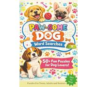 Paw-Some Dog Word Search: Word Search with Easy to Read Print about Dog Breeds, Dog Accessories, Funny Dog Activities and more | 6x9 inches | 110 ... | gift for vacations, holidays and free time