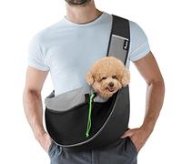 Pawaboo Cabestro de Perro - Adjustable Reflexivo Loop Pet Dog Head Halter de Nilón para Control de Mordida/Ajuste Fácil a la Boca, Talla Chica, Negro