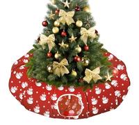 Pawaboo Túnel para Gatos Navidad, Túnel Plegable con Cama para Gatos de Diámetro 90cm con Juguete de Bola de Peluche, Túnel Redondo Plegable para Gatos Mascotas Pequeñas, Muñeco de Nieve Rojo