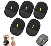 Pawbeam Pet Fur Remover, Double-Sided Electrostatic Fur Removal, Reusable Cat and Dog Hair Removal Gloves, Easy to Wash, Suitable for Sofas, Beds, Carpets, Clothing and Car Seats (5Pcs)