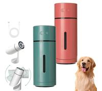 Pawbreath 2.0 Dog Humidifier - 100% Pet-Safe, Mini Pawbreath Dog Humidifiers, Paw Breath 2.0 Humidifier, with Whisper-Quiet/90° Adjustable Mist, Moisturized Environment for Dogs (Green+Red)