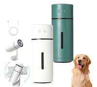 Pawbreath 2.0 Dog Humidifier - 100% Pet-Safe, Mini Pawbreath Dog Humidifiers, Paw Breath 2.0 Humidifier, with Whisper-Quiet/90° Adjustable Mist, Moisturized Environment for Dogs (White+Green)