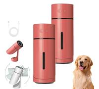 Pawbreath 2.0 Dog Humidifier - 100% Pet-Safe, Mini Pawbreath Dog Humidifiers, Paw Breath 2.0 Humidifier, with Whisper-Quiet/90° Adjustable Mist, Moisturized Environment for Dogs (Red #2)