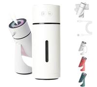 Pawbreath 2.0 Dog Humidifier - 100% Pet-Safe,No Risks, Mini Pawbreath Dog Humidifiers, Whisper-Quiet/90° Adjustable Mist, Moisturized Environment for Dogs (White)