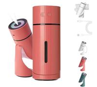 Pawbreath 2.0 Dog Humidifier - 100% Pet-Safe,No Risks, Mini Pawbreath Dog Humidifiers, Whisper-Quiet/90° Adjustable Mist, Moisturized Environment for Dogs (Red)