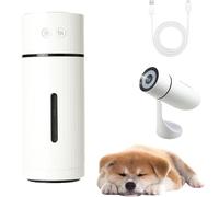 Pawbreath 2.0 Dog Humidifier - 100% Pet-Safe, Paw Breath 2.0 Minipaw Dog Humidifiers, with Whisper-Quiet/90° Adjustable Mist, Creates a Safe Moisturized Environment for Dogs (White,Rechargeable model)