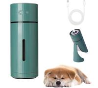 Pawbreath 2.0 Dog Humidifier - 100% Pet-Safe, Paw Breath 2.0 Minipaw Dog Humidifiers, with Whisper-Quiet/90° Adjustable Mist, Creates a Safe Moisturized Environment for Dogs (Green,Plug-in model)
