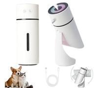 Pawbreath 2.0 Dog Humidifier, 2025 New 100% Pet-Safe Humidifier with Whisper-Quiet Operation & 90° Adjustable Mist, Creates Safe, Moisturized Environment for Dogs and Cats (White)