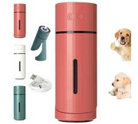 Pawbreath 2.0 Dog Humidifier, 2025 New Pawbreath Humidifier, Mini Humidifiers with Whisper-Quiet/90° Adjustable Mist, Creates a Safe, Moisturized Environment for Dogs, Safety & No Risks (Red)