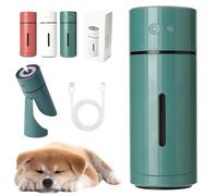 Pawbreath 2.0 Dog Humidifier, Mini Pawbreath Dog Humidifier, With Whisper-Quiet & 90° Adjustable Mist, Moisturized Environment for Dogs (Green,Plug-in)