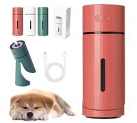Pawbreath 2.0 Dog Humidifier, Mini Pawbreath Dog Humidifier, With Whisper-Quiet & 90° Adjustable Mist, Moisturized Environment for Dogs (Red,Rechargeable)