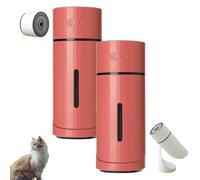 Pawbreath 2.0 Dog Humidifier, Pawbreath Humidifier, Whisper-Quiet/90°Adjustable Mist, Creates a Safe, Moisturized Environment Home Solution For Cats, Dogs (Red*2)