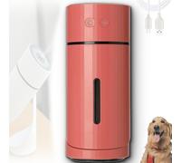 Pawbreath Humidifier, Mini Pawbreaths Dog Humidifiers, with Whisper-Quiet/90° Adjustable Mist, Creates a Safe, Moisturized Environment for Dogs (Red)