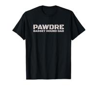 PAWDRE Basset Hound Dad Dog Father Camiseta