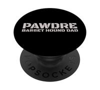 PAWDRE Basset Hound Dad Dog Father PopSockets PopGrip Adhesivo