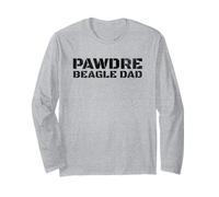 PAWDRE Beagle Dog Dad Design for Pet Lovers, Dog Father Manga Larga