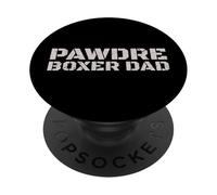 PAWDRE Boxer Dad Dog Lover Apparel PopSockets PopGrip Adhesivo